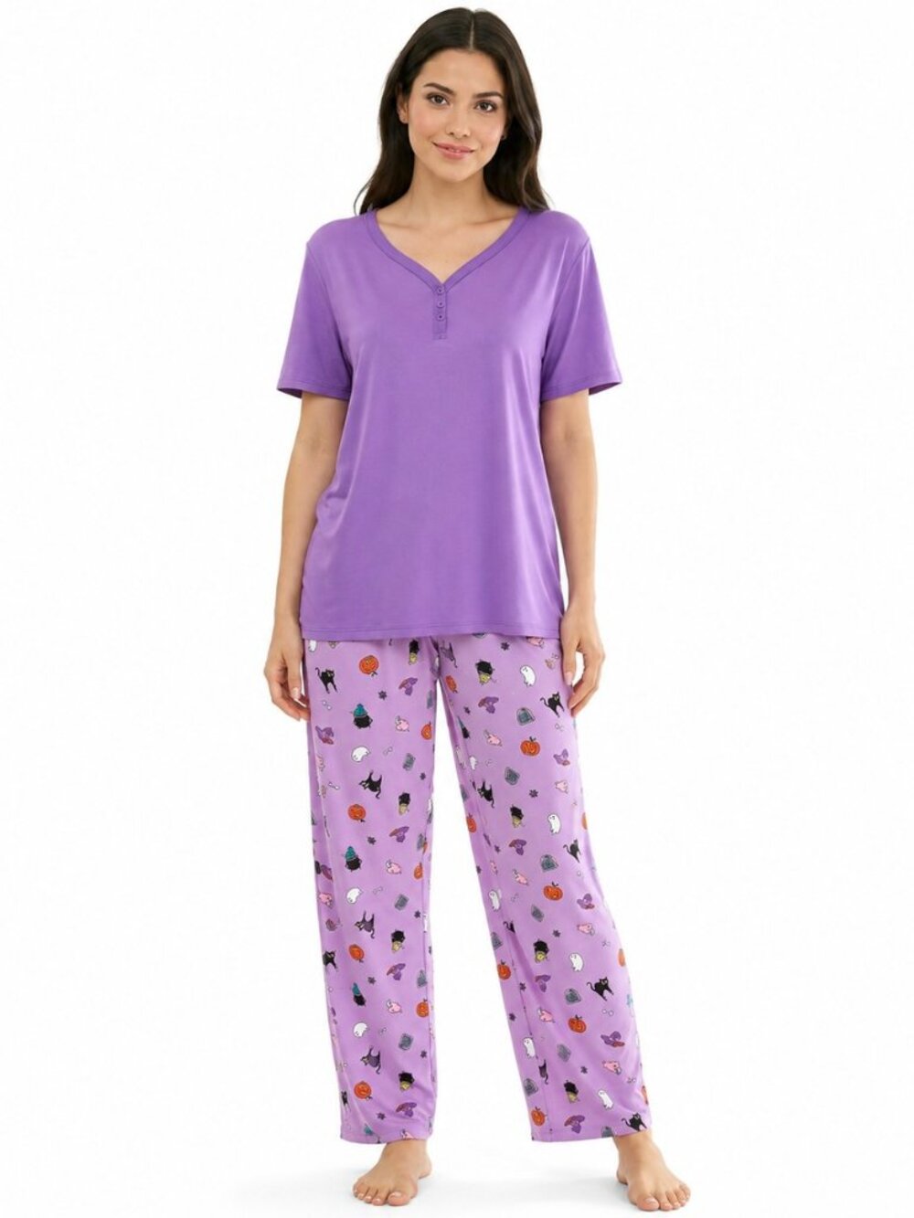 Jaclyn Women’s Halloween Set 3 Piece PJ